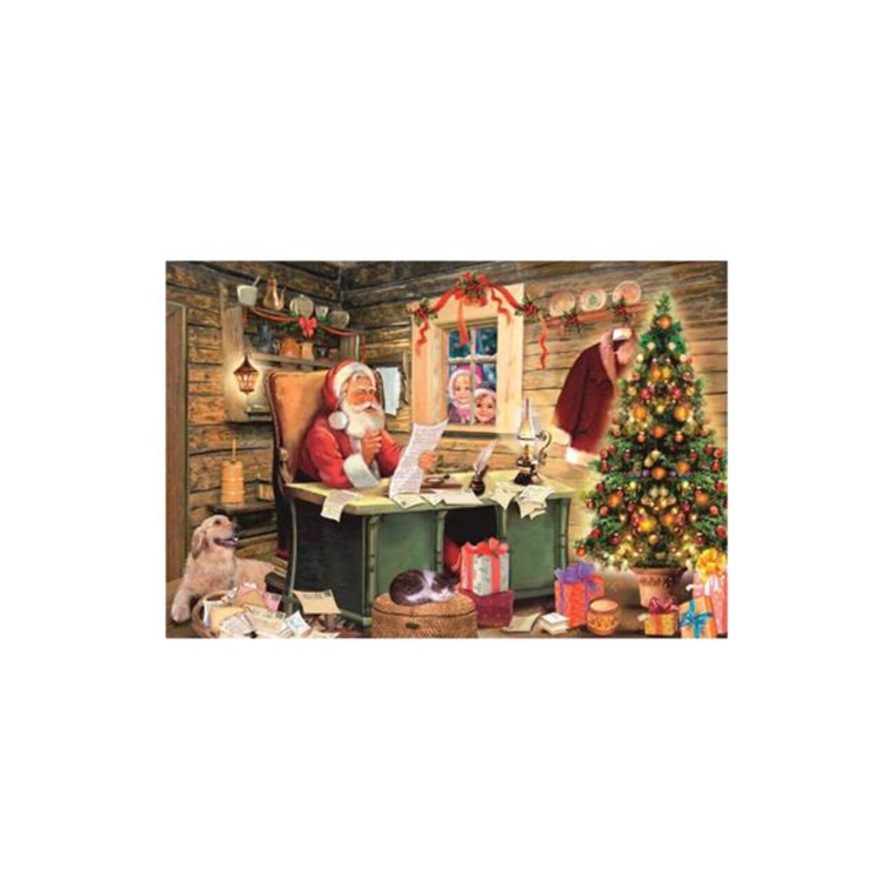 Alexander Taron 10442 Korsch Advent - Woodworking Santa at His Desk